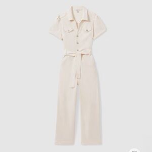 ANESSA PUFF SLEEVE
PAIGE DENIM PUFF SLEEVE JUMPSUIT IN SAND
10 NWT